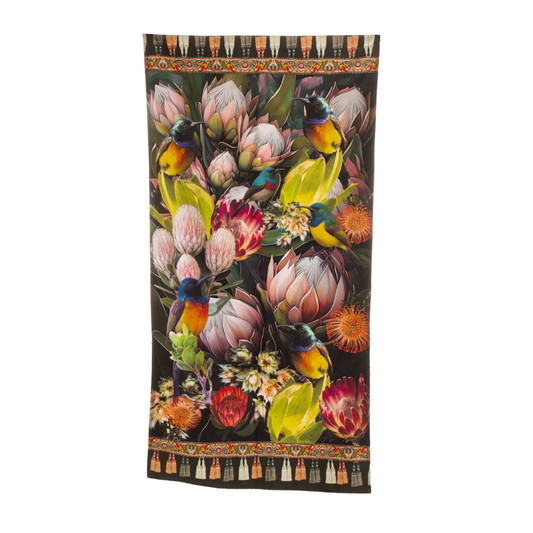 Sunbird & Proteas - Guest Bathroom Towel