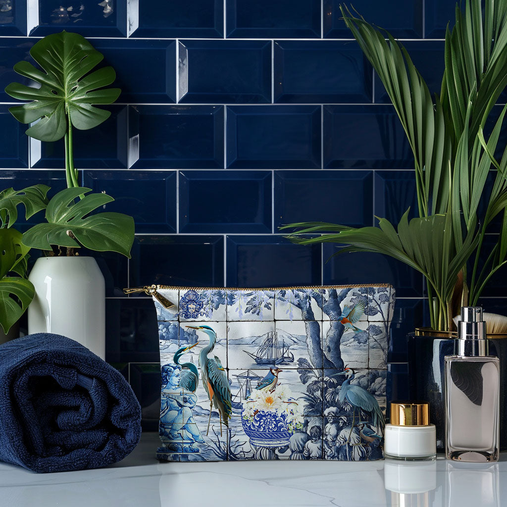Blue & White Cranes - Hannah Claire Creations