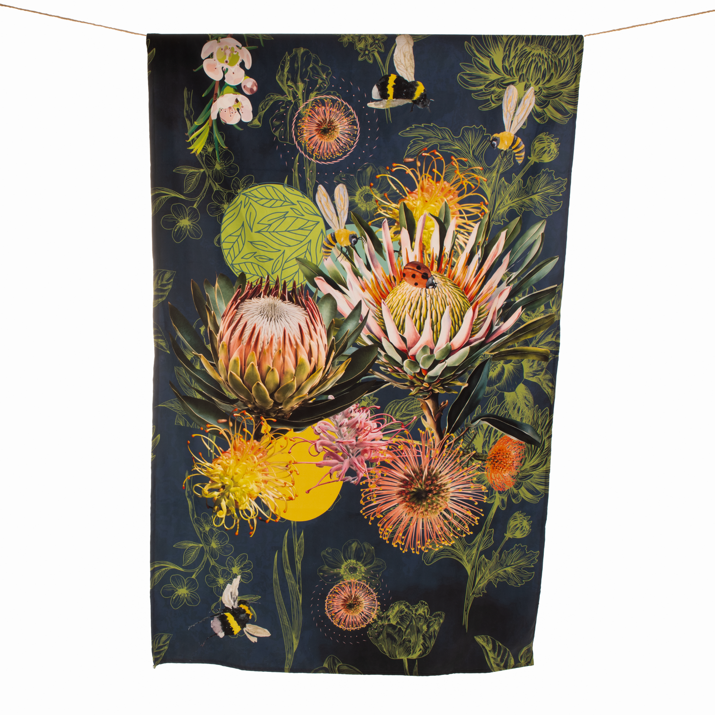 Fynbos & Bees - Beach Towel