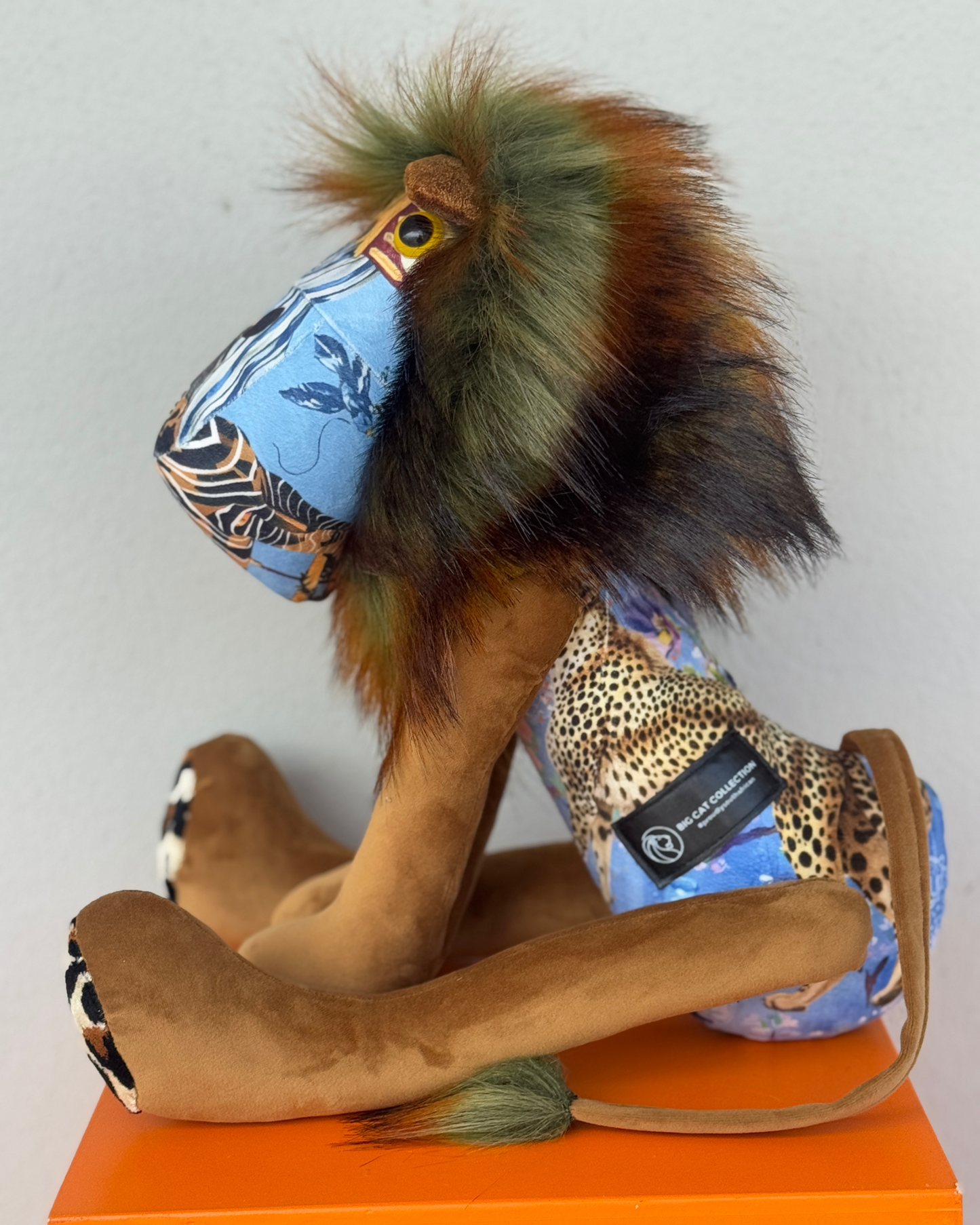 Handmade Lion - Brown & Blue Zebras