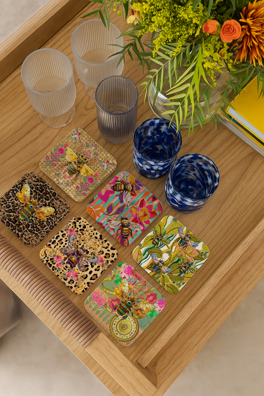 Bees & Butterflies - Coasters