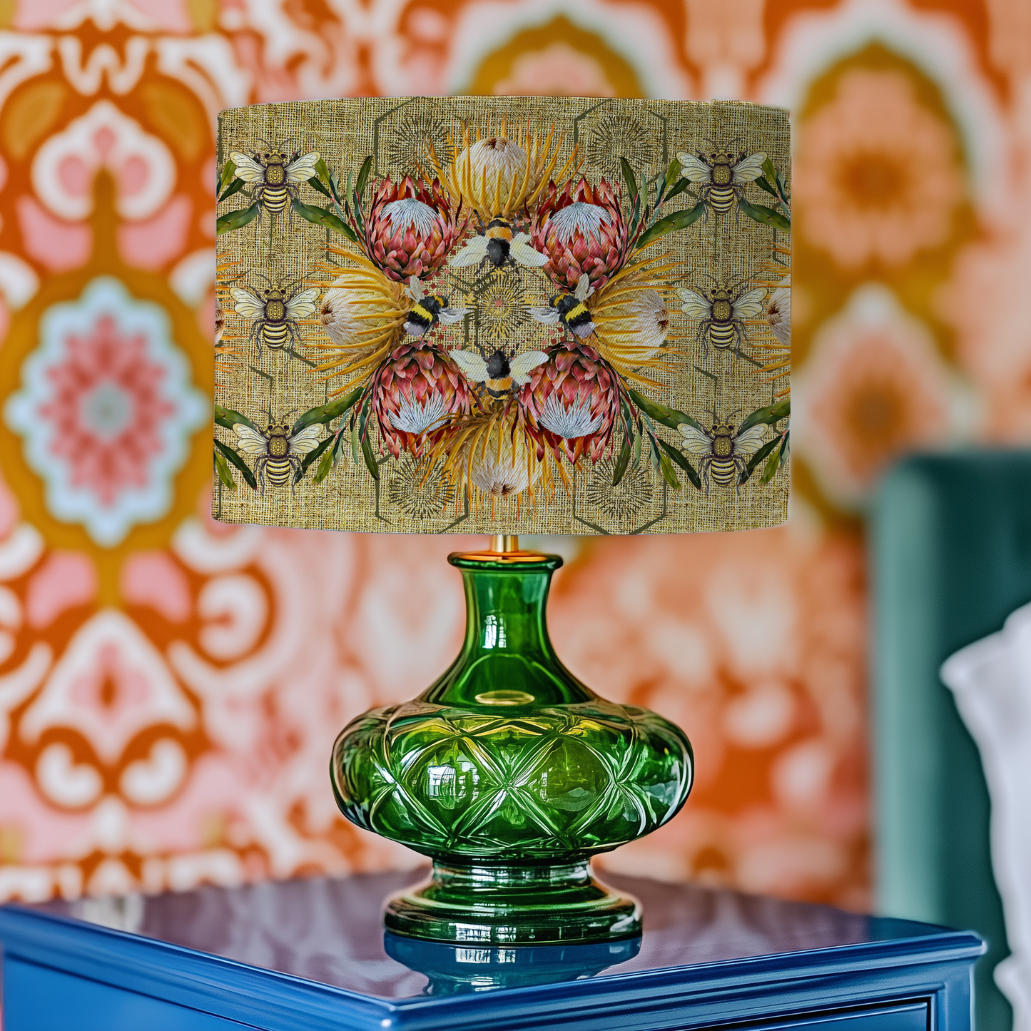 Linen Look Proteas Lampshade