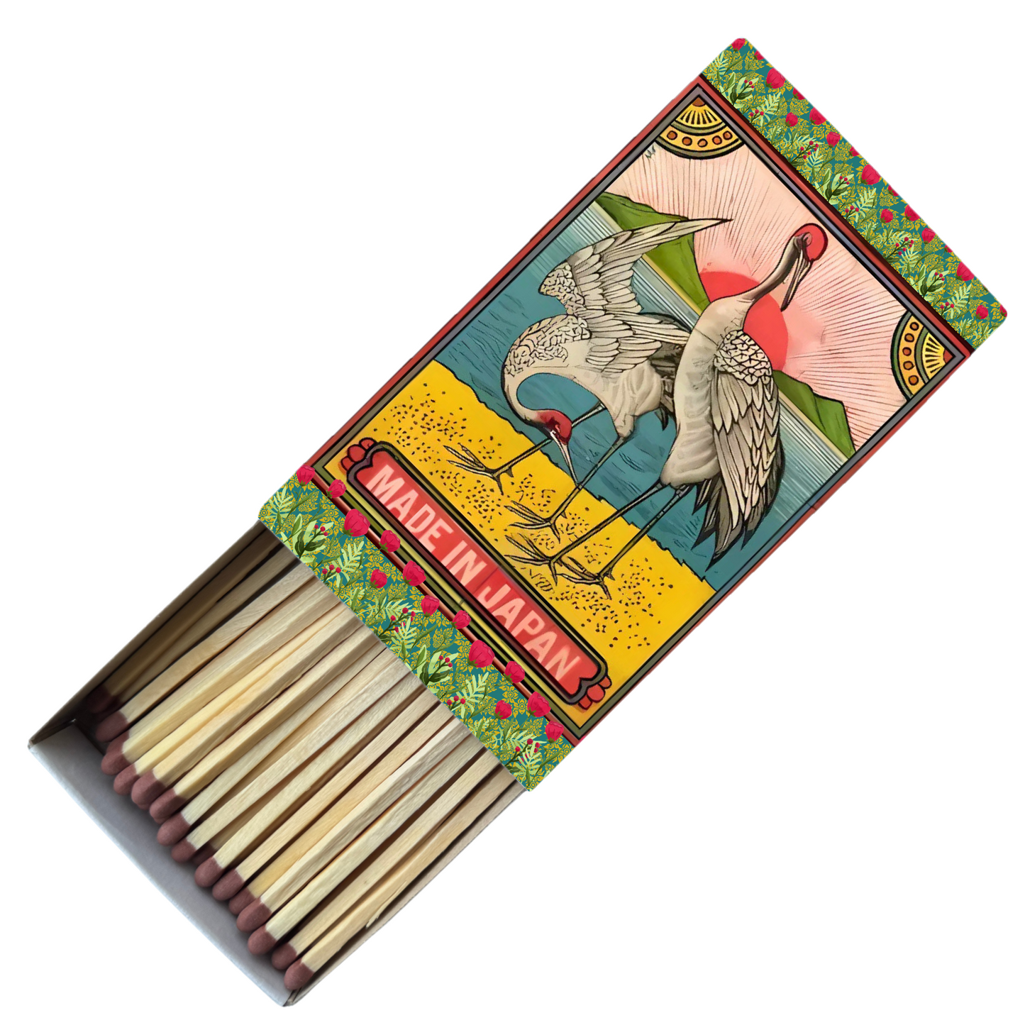 Safety Match Box - Birds