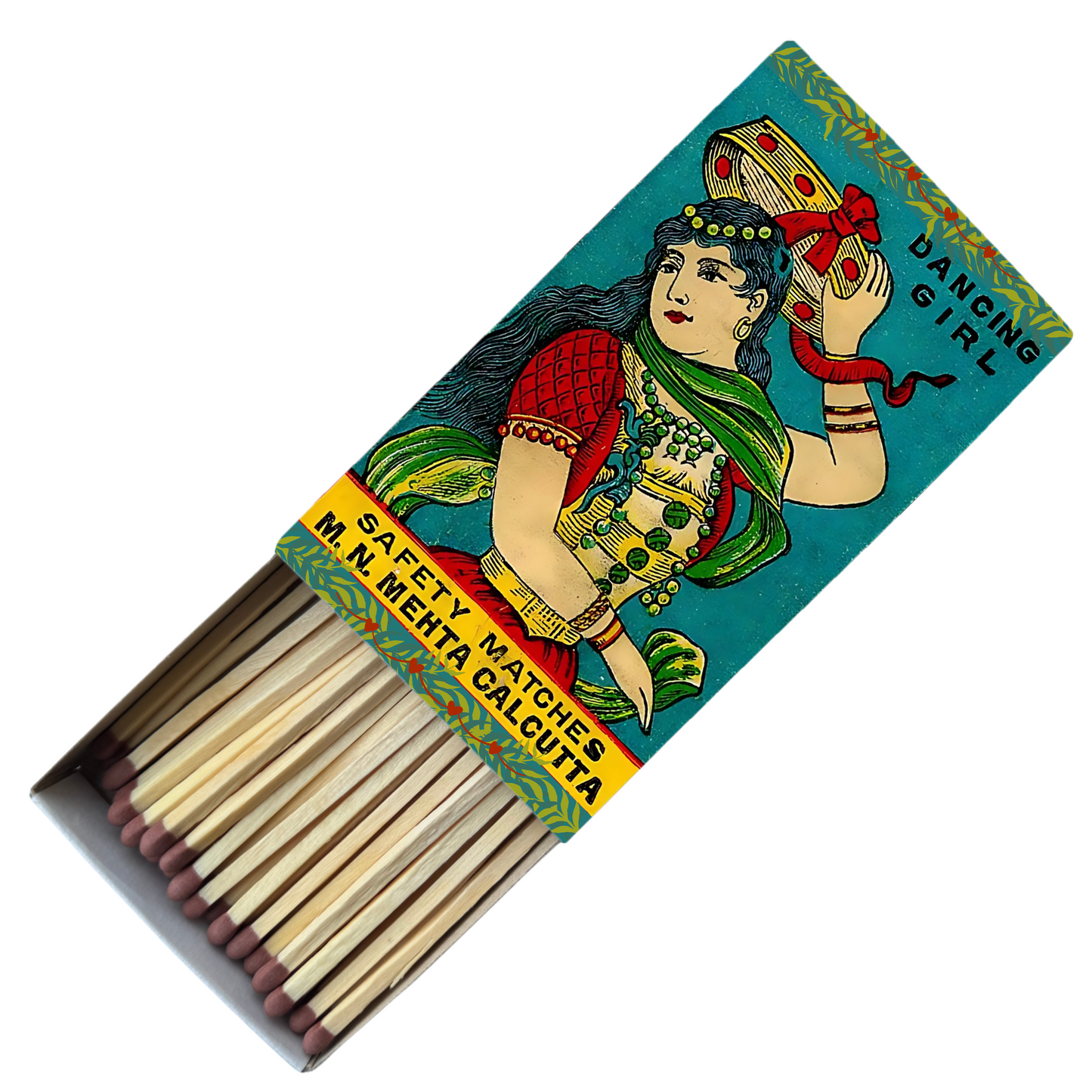 Safety Match Box - Dancing Girl