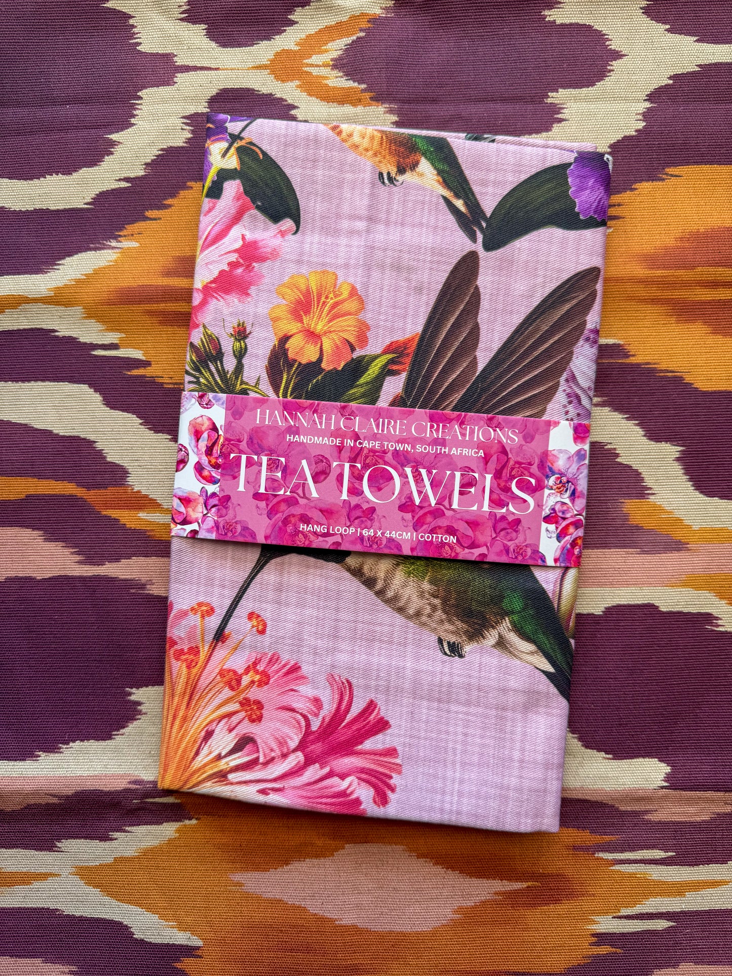 Orchids & Hummingbirds - Tea Towel