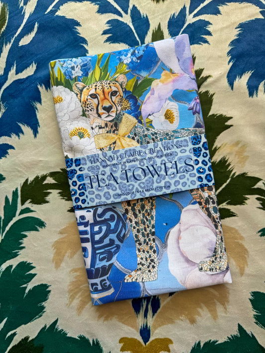 Porcelain Prowl - Tea Towel