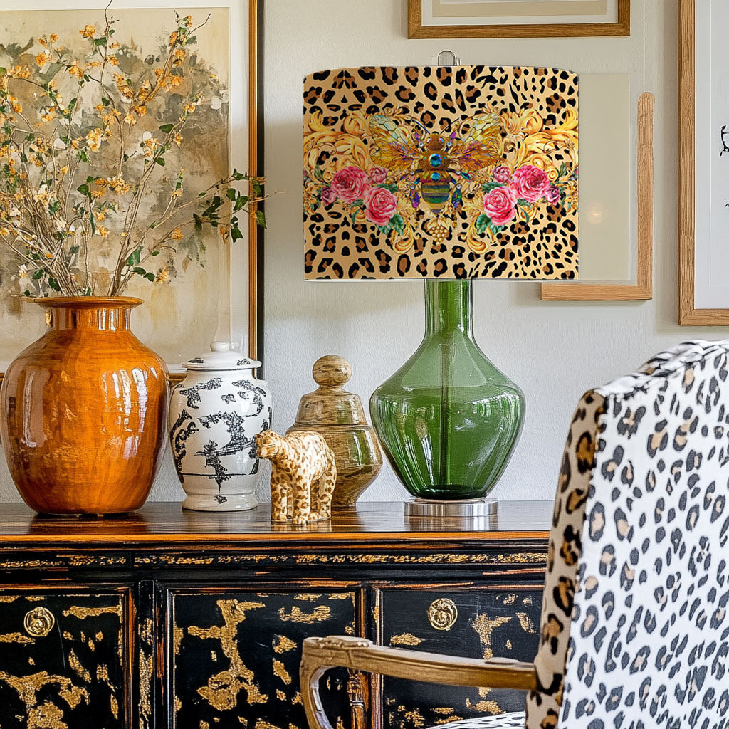 Floral Bee Lampshade - Hannah Claire Creations