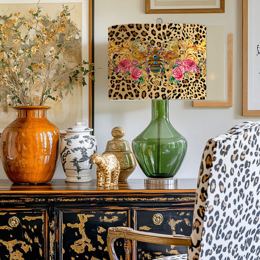 Floral Bee Lampshade - Hannah Claire Creations