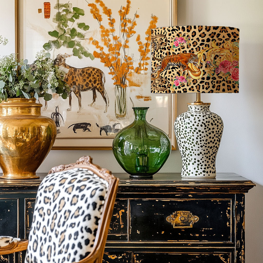 Floral Bee Lampshade - Hannah Claire Creations