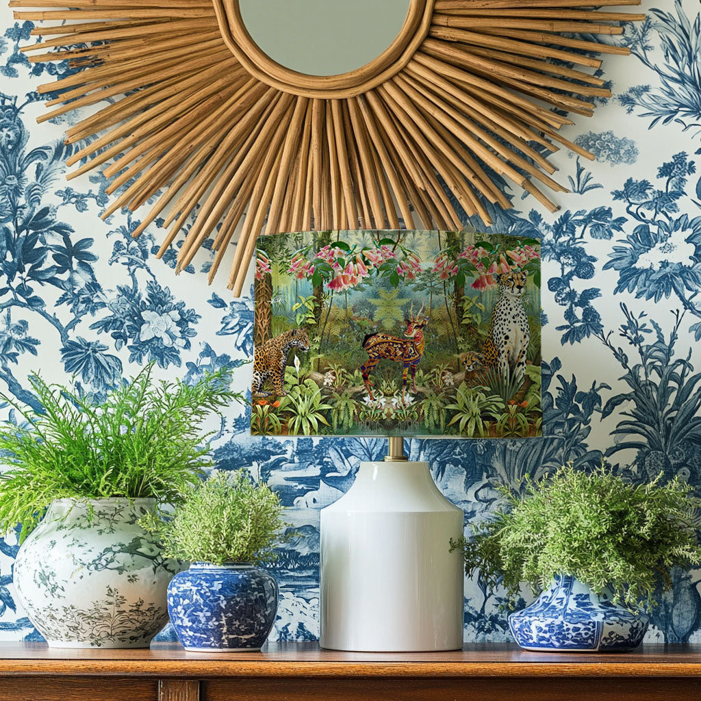 Wild Cat Nine Lampshade - Hannah Claire Creations