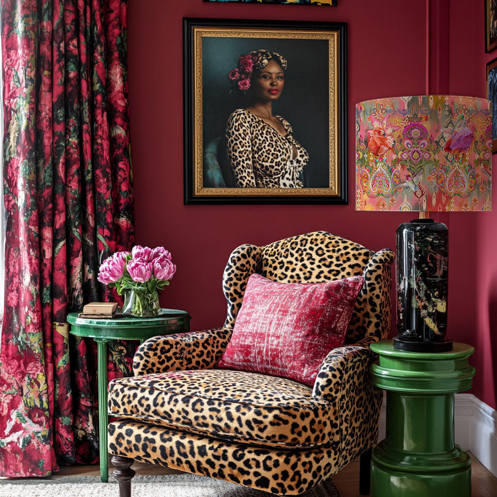 Roseate Spoonbill Lampshade - Hannah Claire Creations