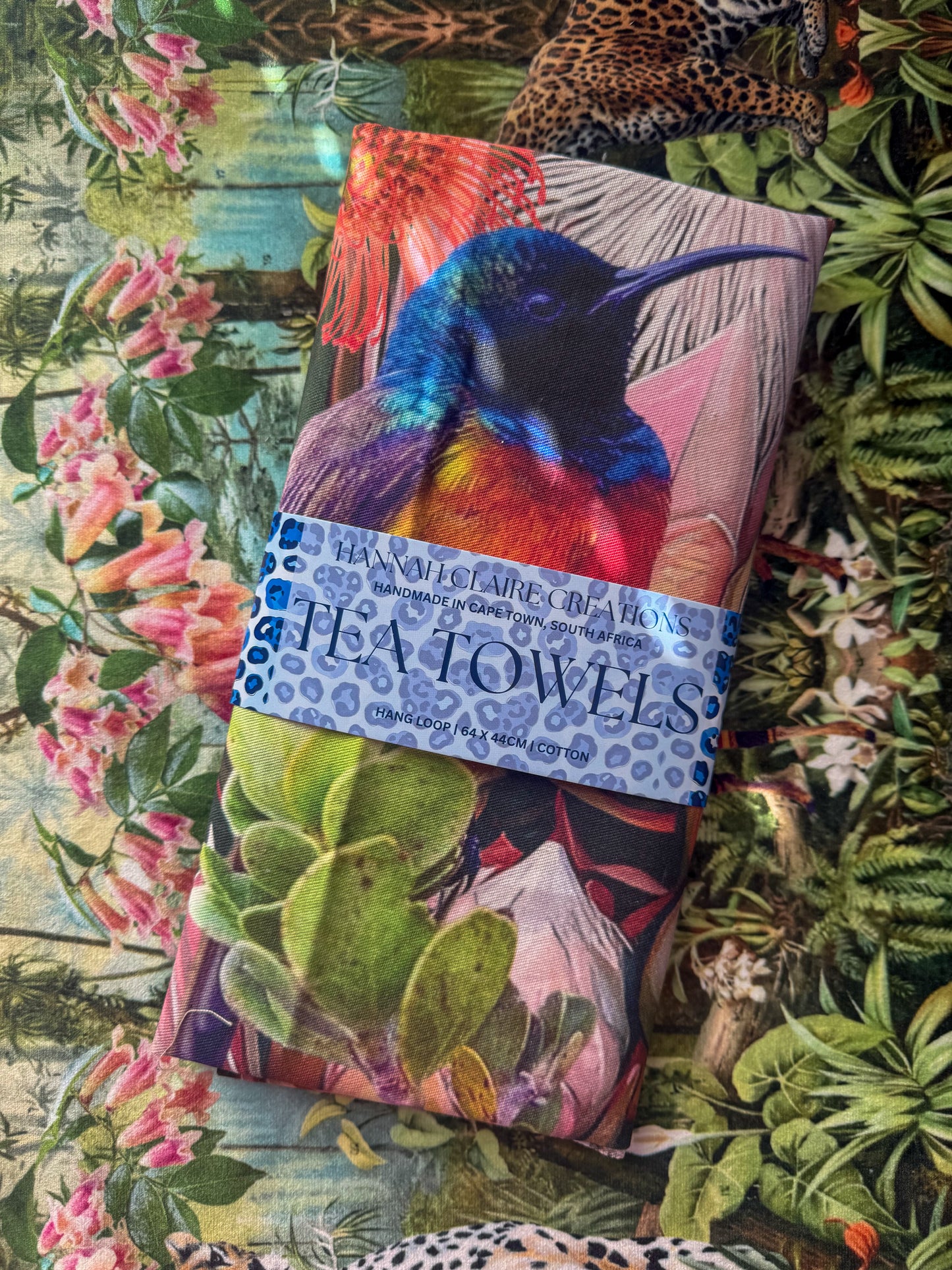 Sunbirds & Proteas - Tea Towel