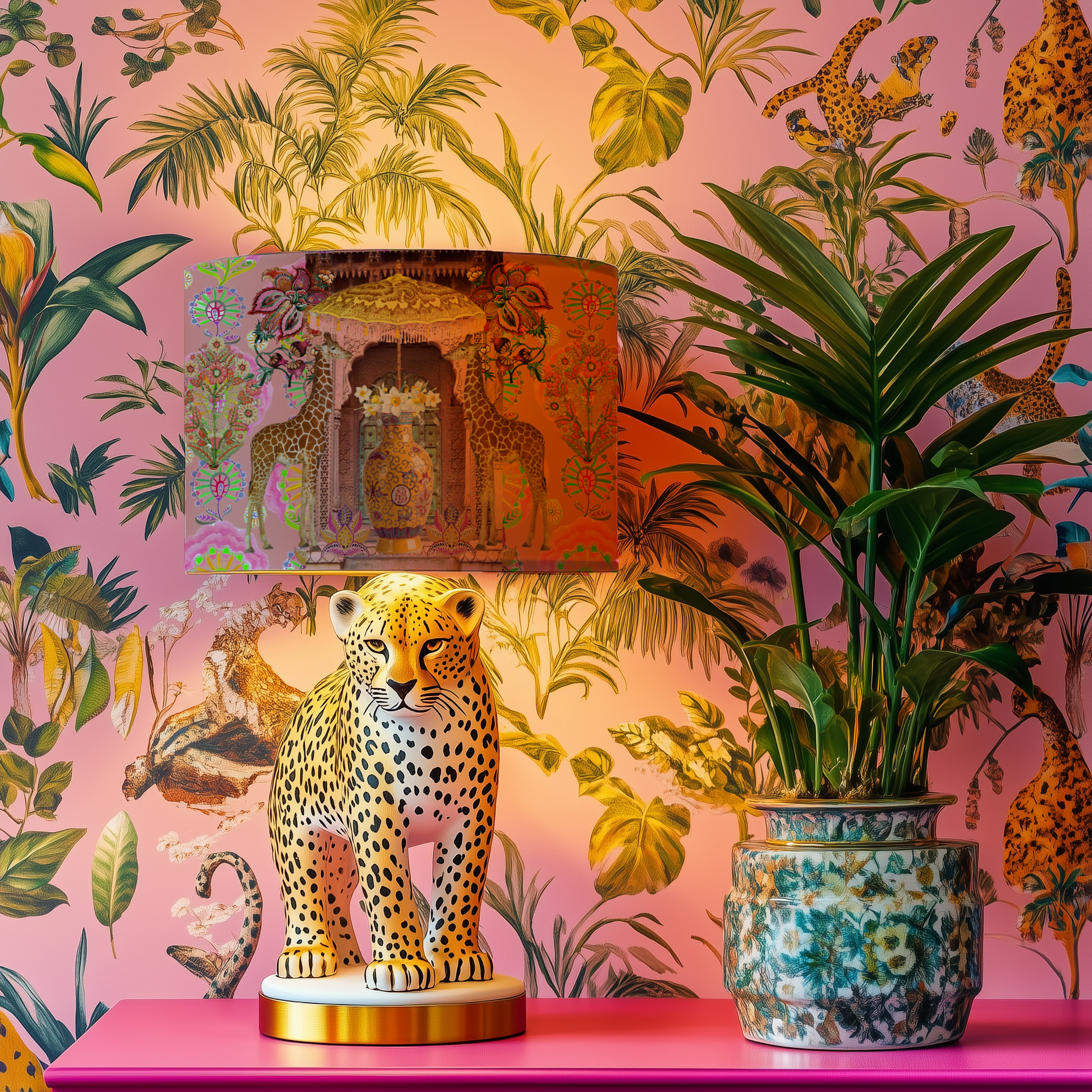 Hello Africa Lampshade - Hannah Claire Creations