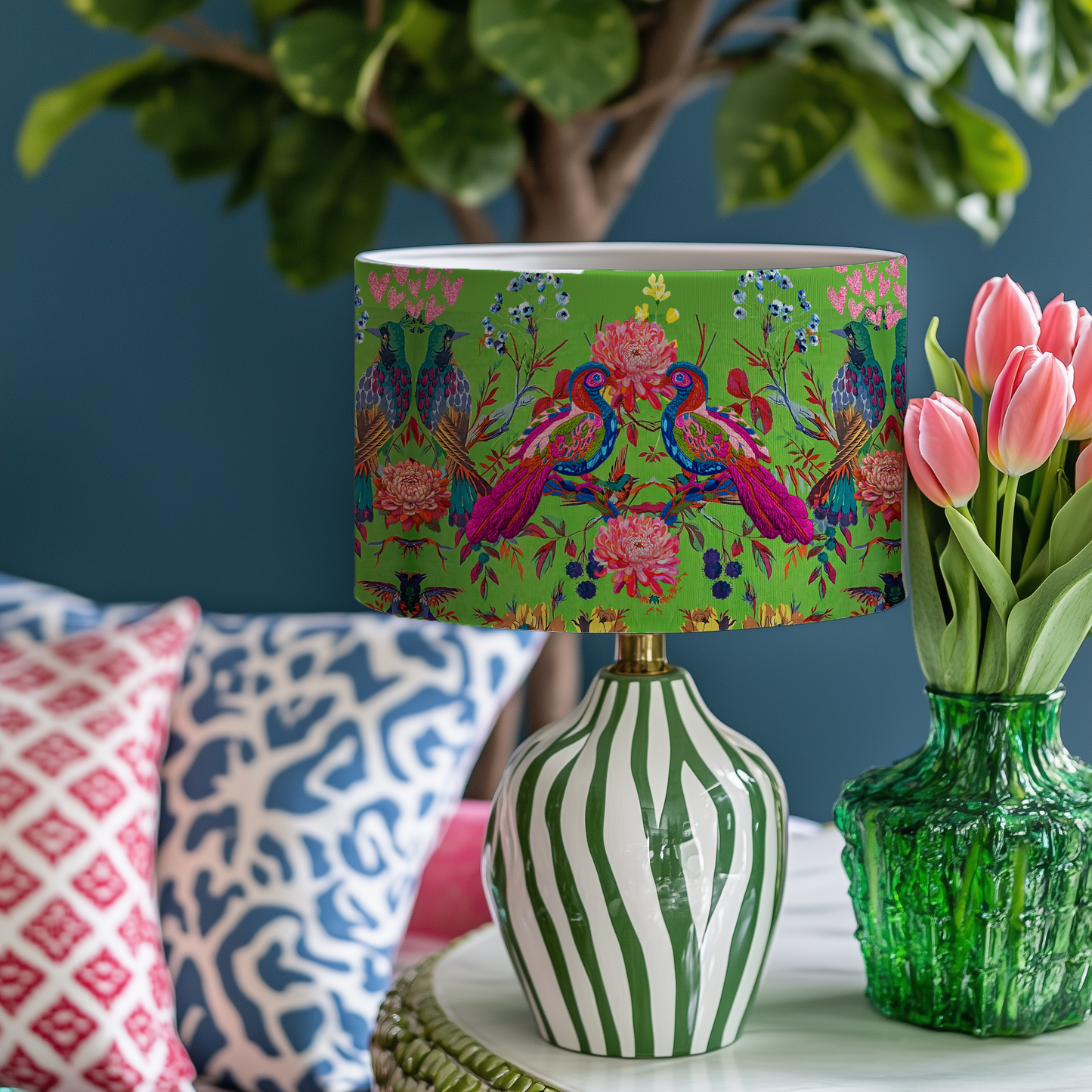 Emerald Botanical Lampshade