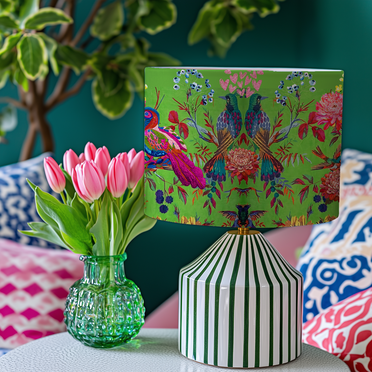 Emerald Botanical Lampshade