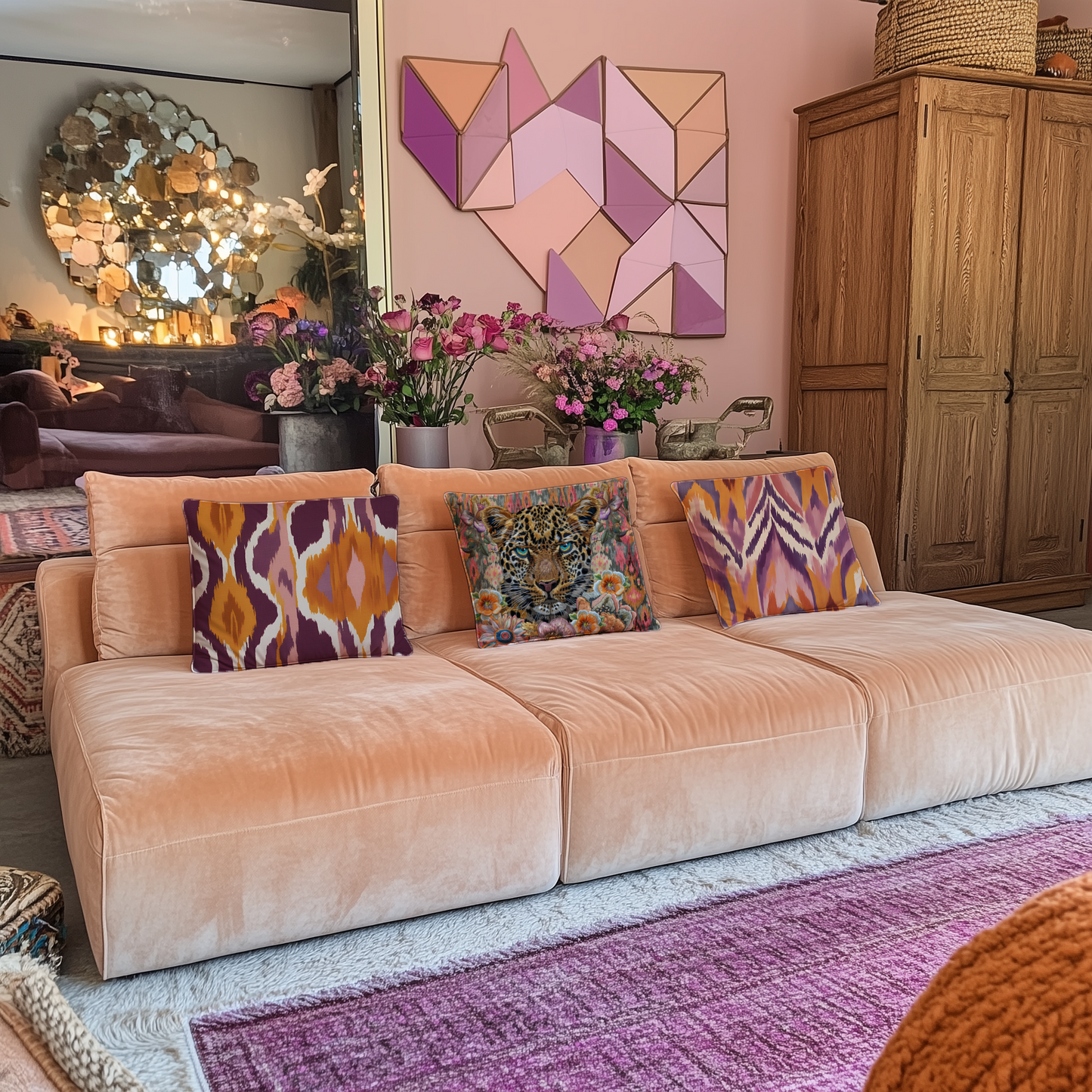 Purple & Orange Hues