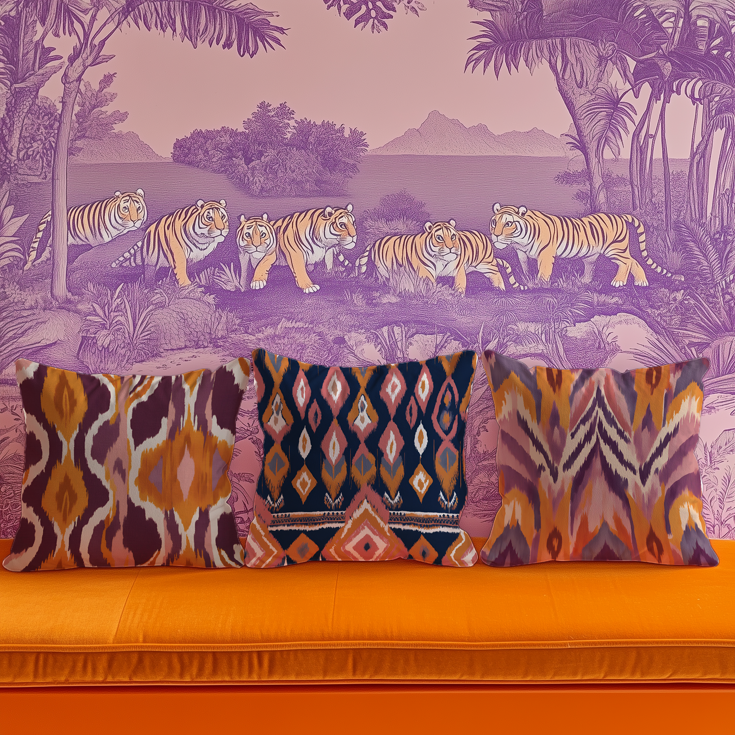 Purple & Orange Hues