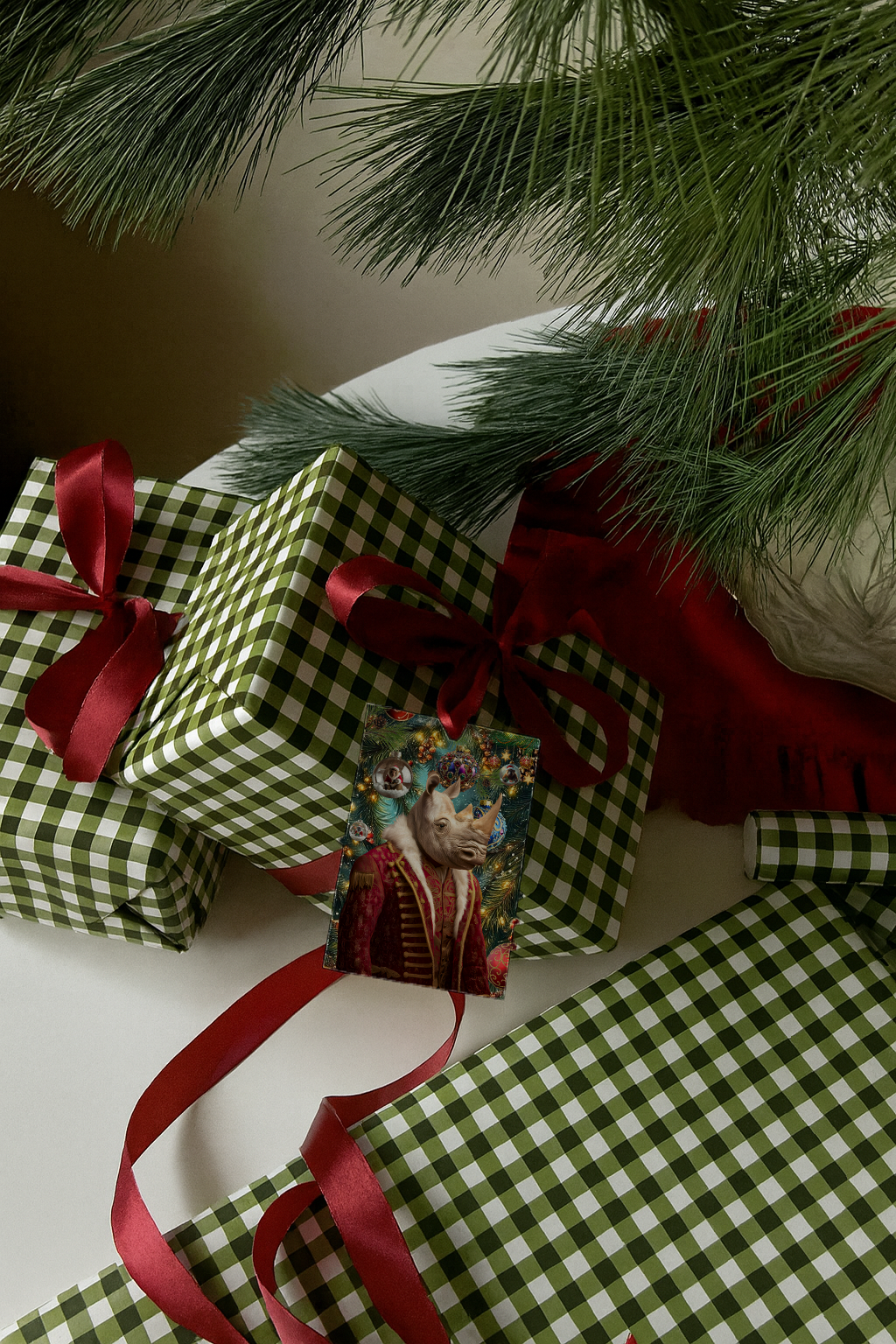 The Big Six Christmas Gift Tags