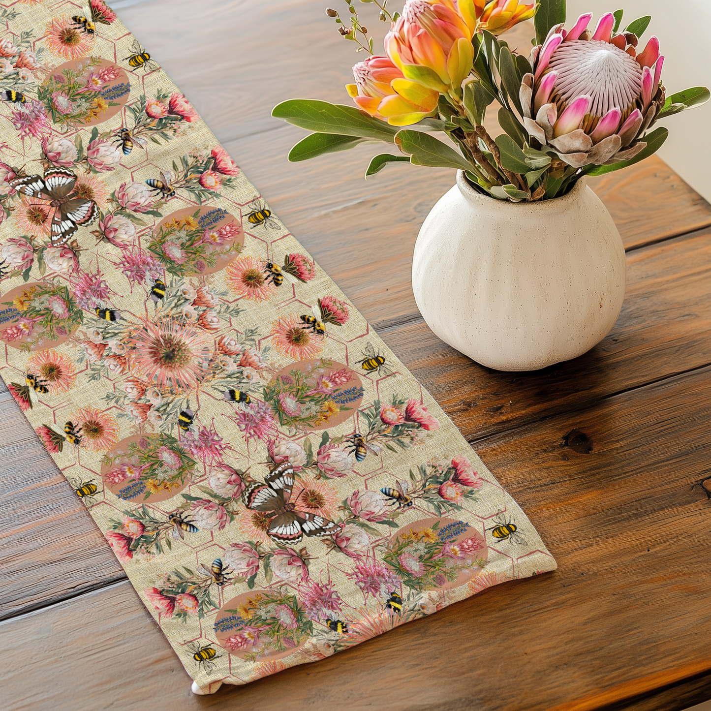 Table Runner - Bee & Fynbos