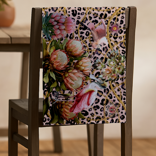 Spoonbill & Proteas - Tea Towel