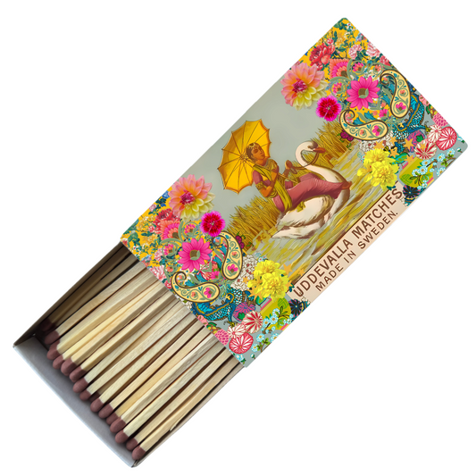 Safety Match Box - Swan Jockey