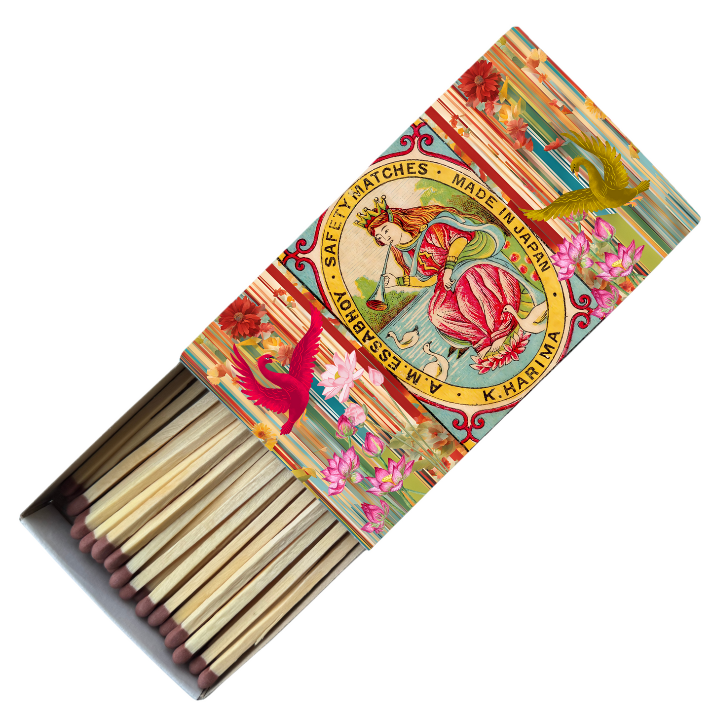 Safety Match Box - The Swan Whisperer