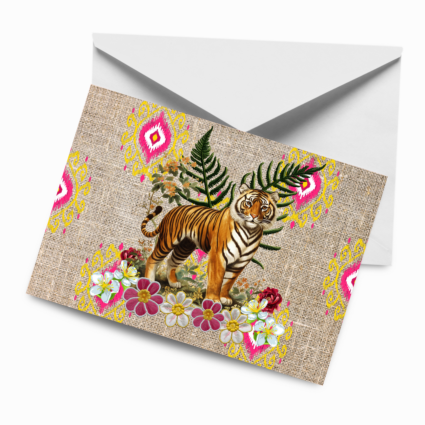 Botanical Tiger - Hannah Claire Creations