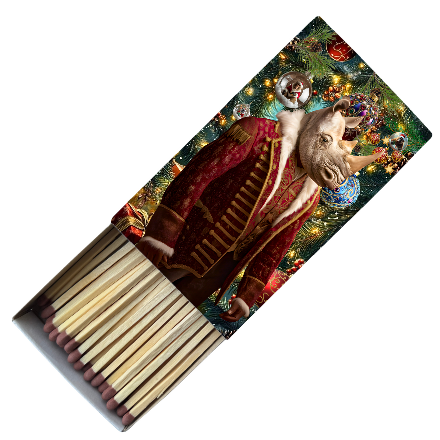 Safety Match Box - Christmas Collection - Hannah Claire Creations