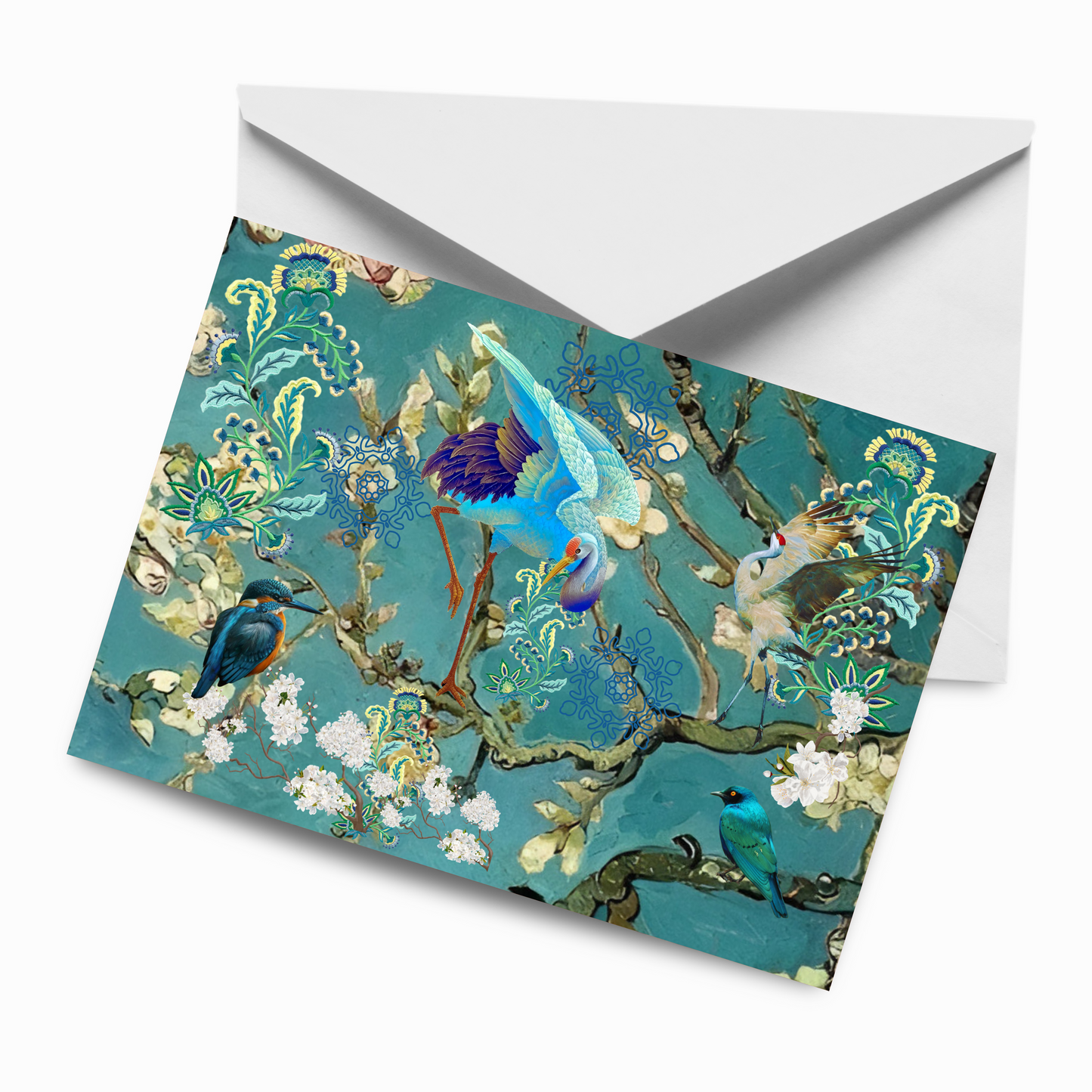 Blue Birds & Blossoms