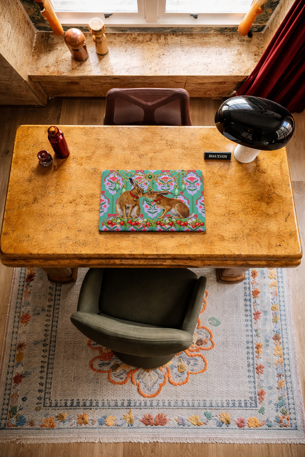 Bunnies In The Strawberry Patch