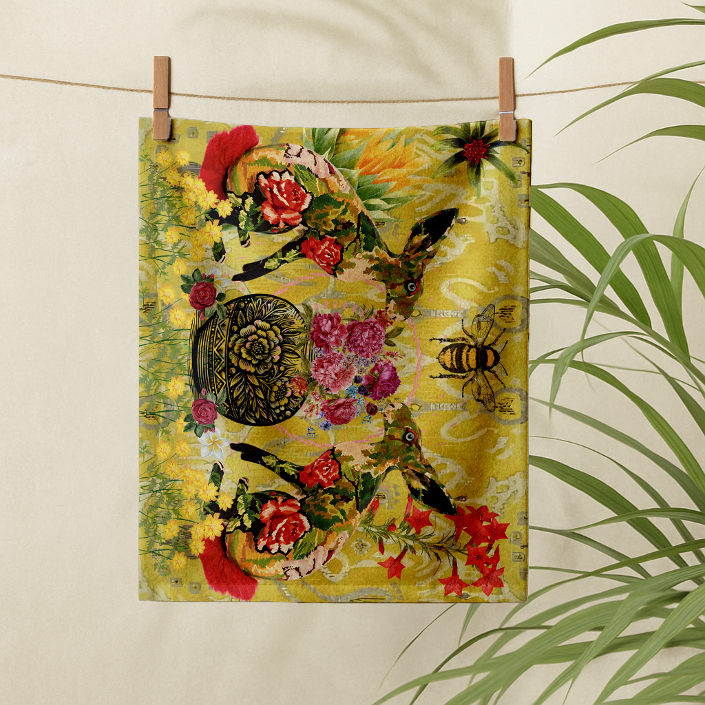 Rabbit - Tea Towel