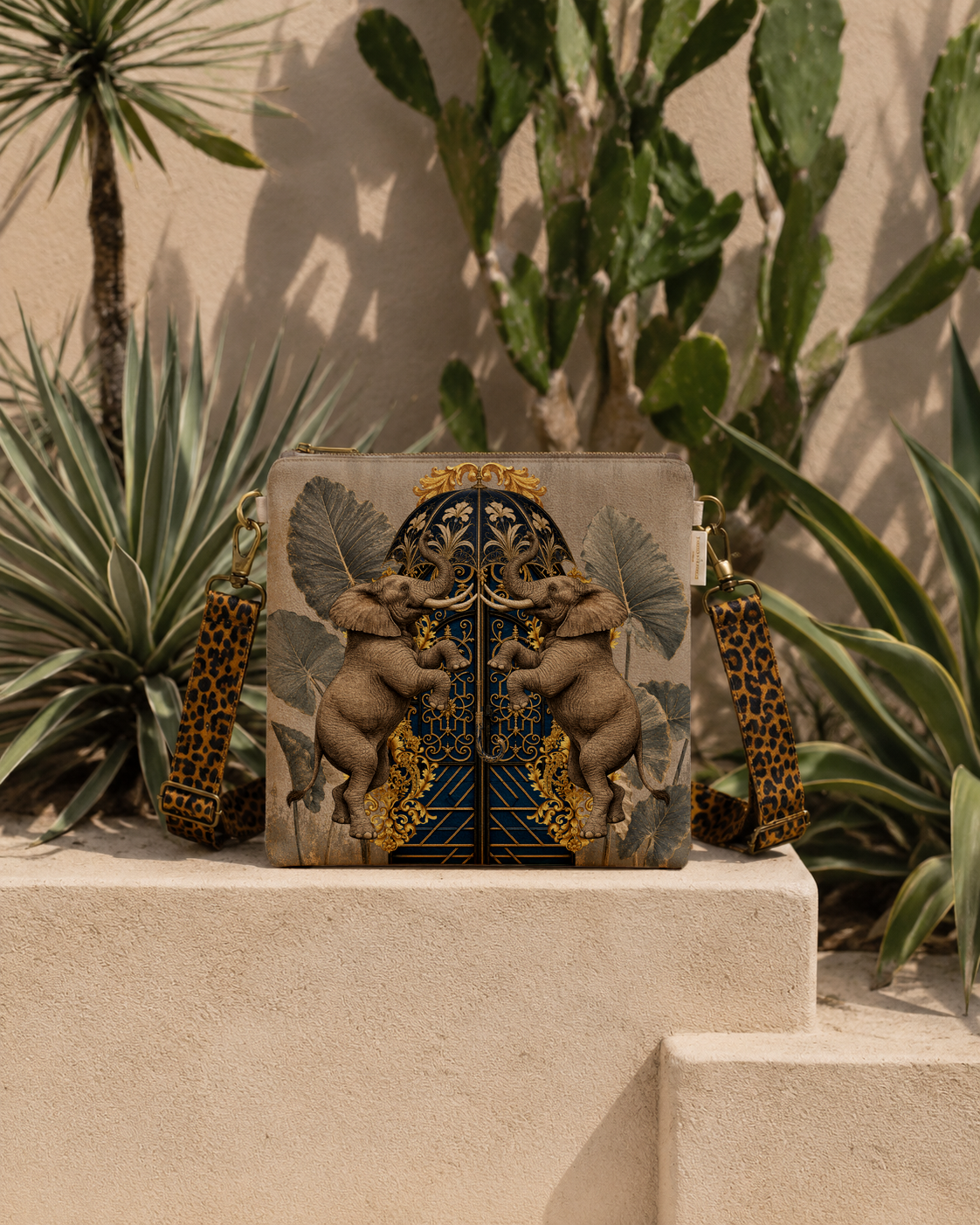 Elephants & Silver Palms