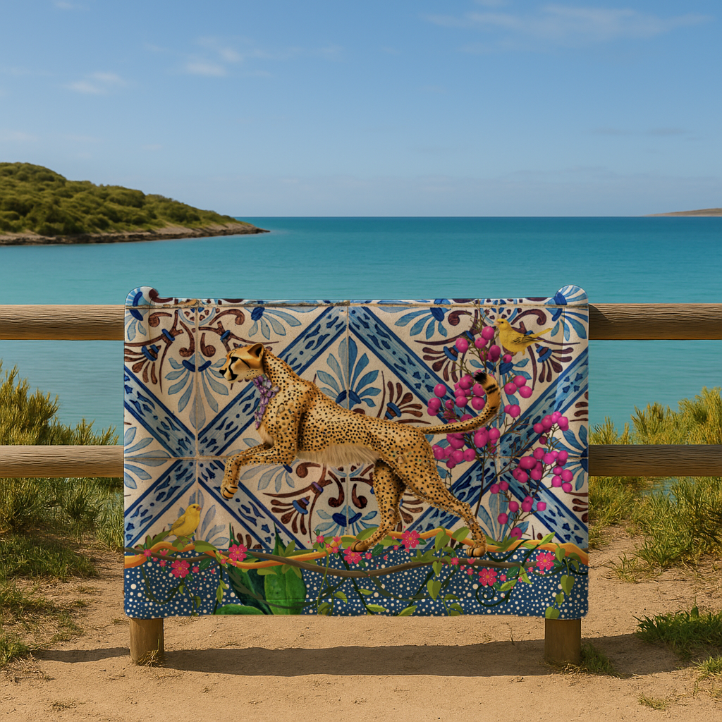 Prancing Cheetah - Fleece Blanket