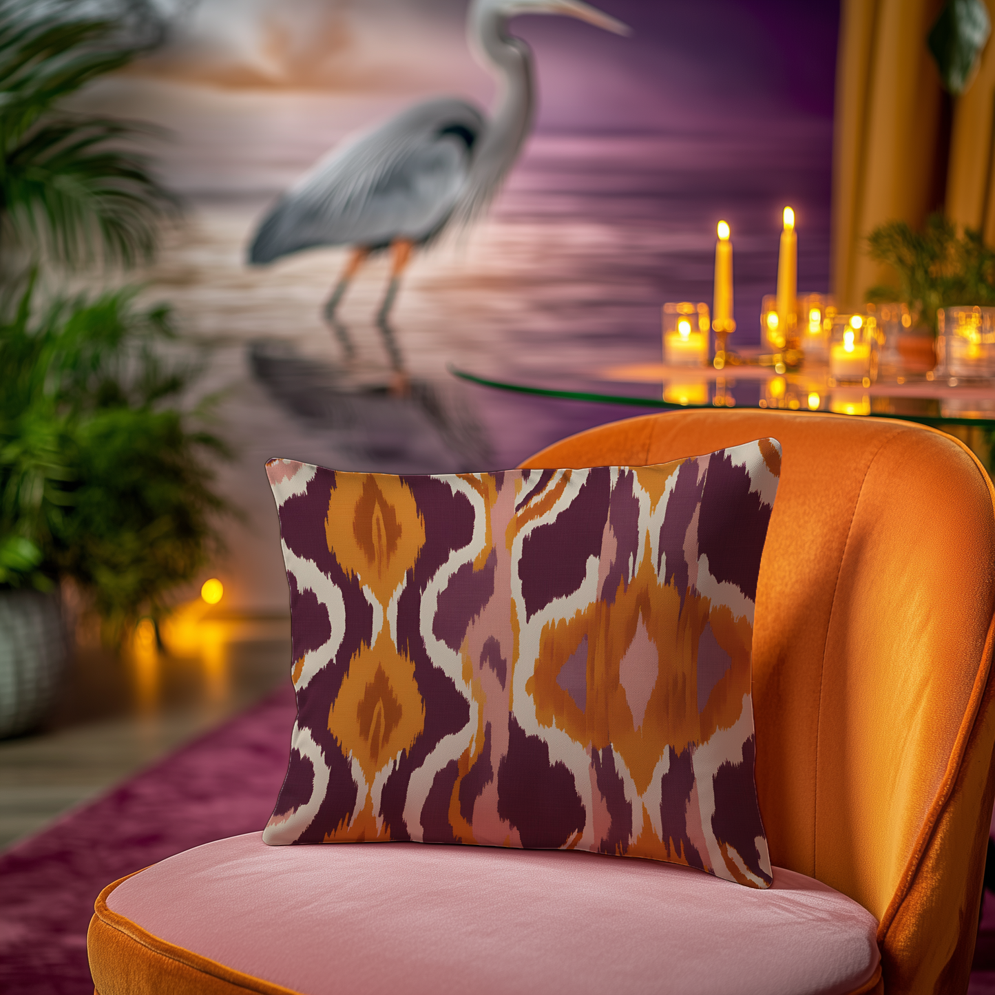 Purple & Orange Hues