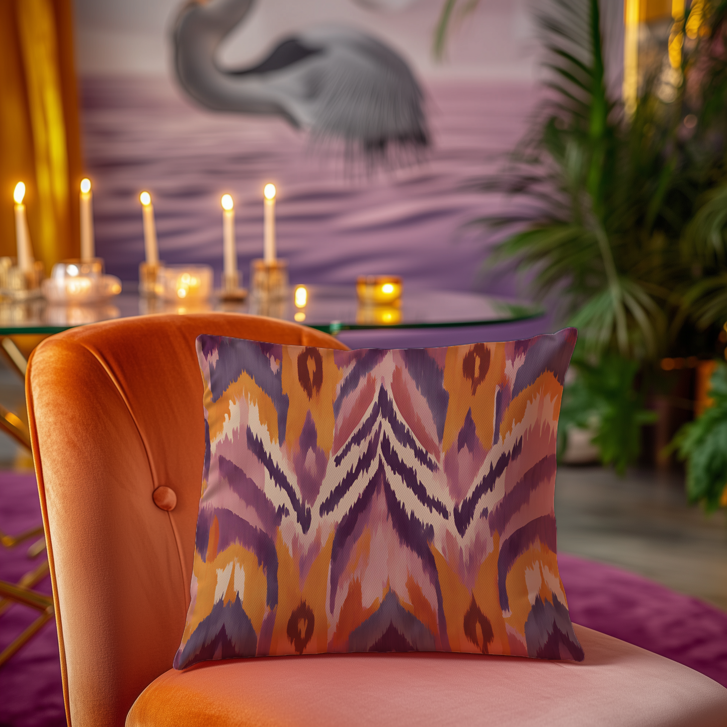 Purple & Orange Hues