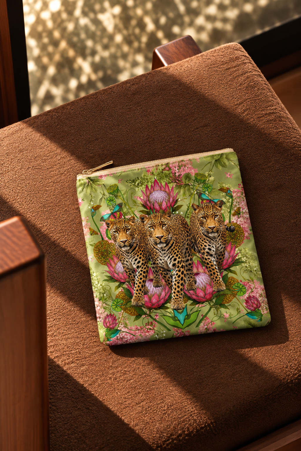 Three Leopards & Proteas