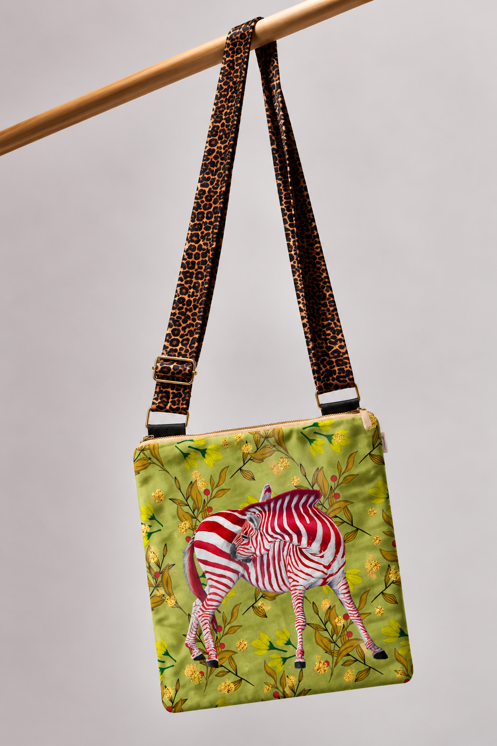 Red & White Striped Zebra