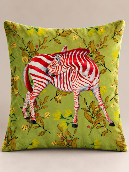 Red & White Striped Zebra