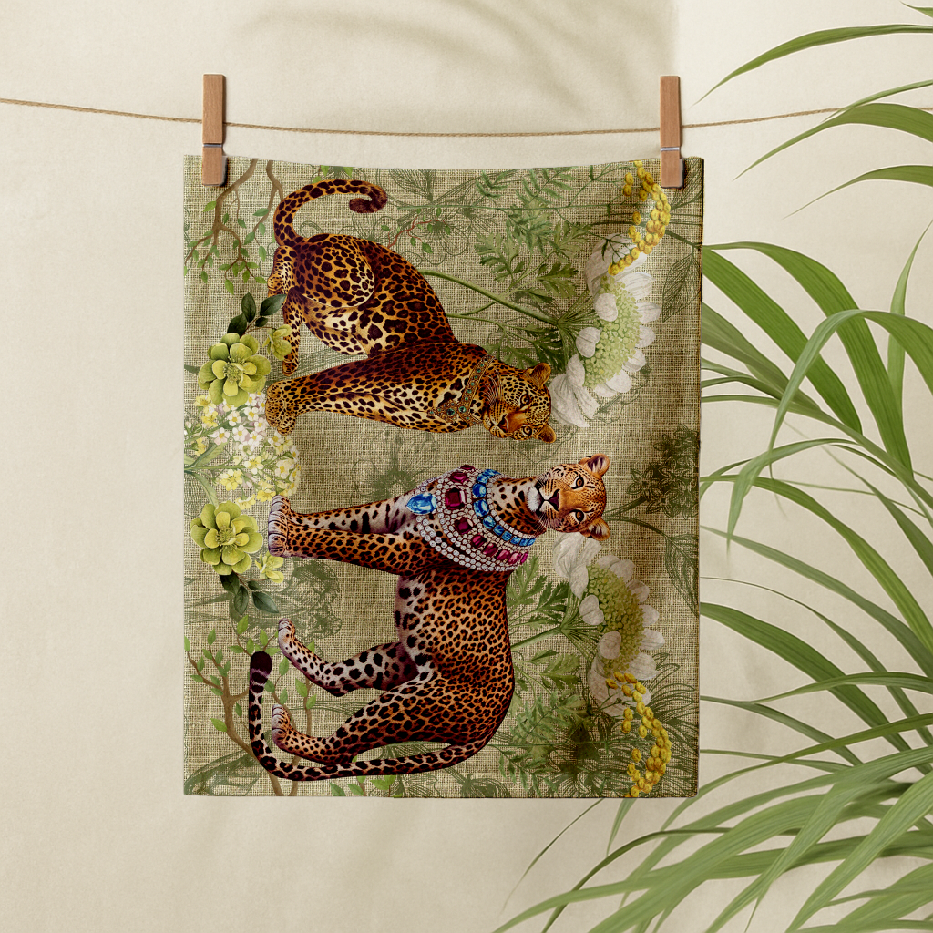 Vogue In The Wild - Tea Towel