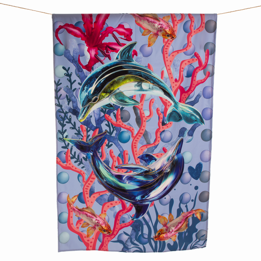 Dolphins - Beach Towel