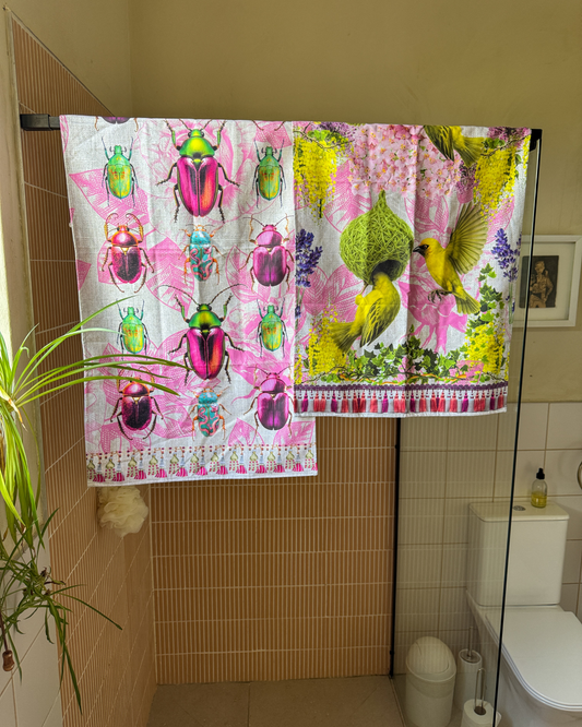 Yellow Weaver - Guest Bathroom Towel