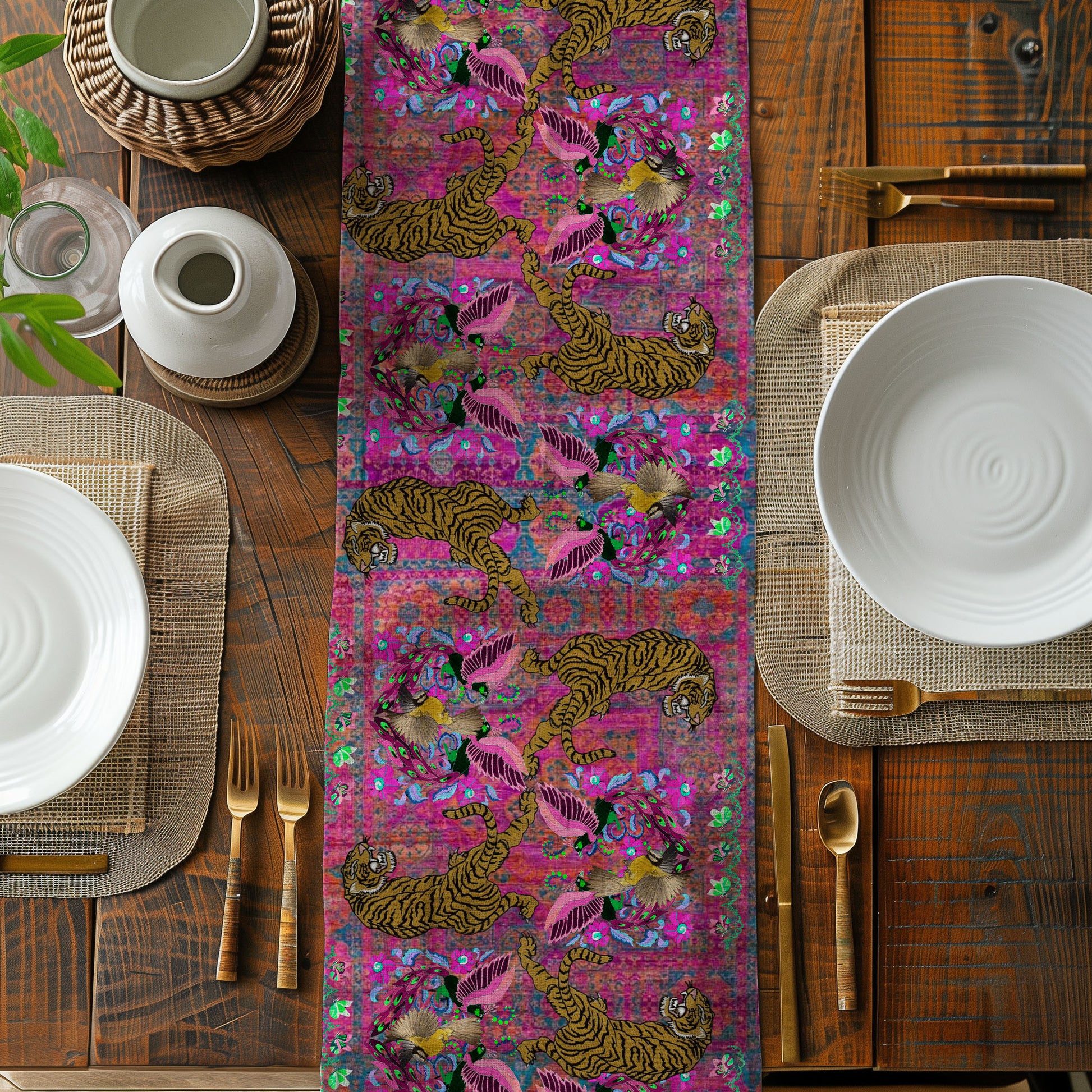 Table Runner - The Persian Tiger - Hannah Claire Creations