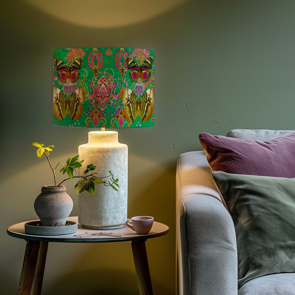 Moths Lampshade - Hannah Claire Creations