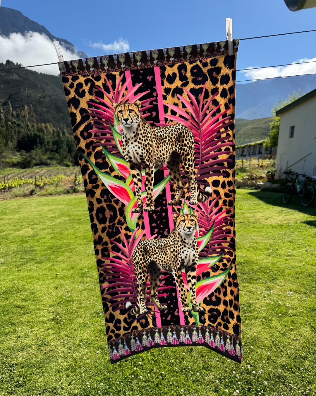 Cheetah Stripe - Guest Bathroom Towel
