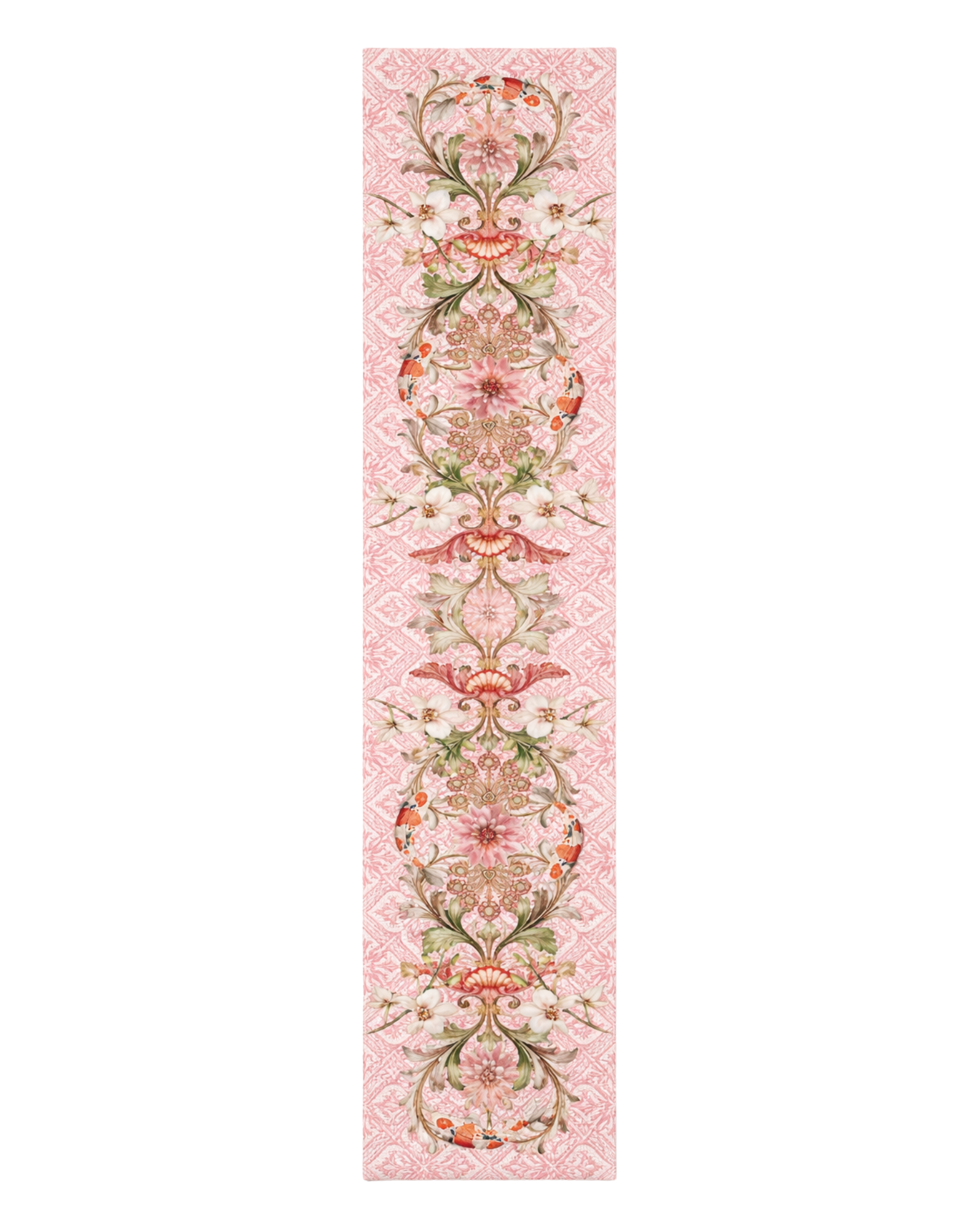 Table Runner - Pink Koi - Hannah Claire Creations
