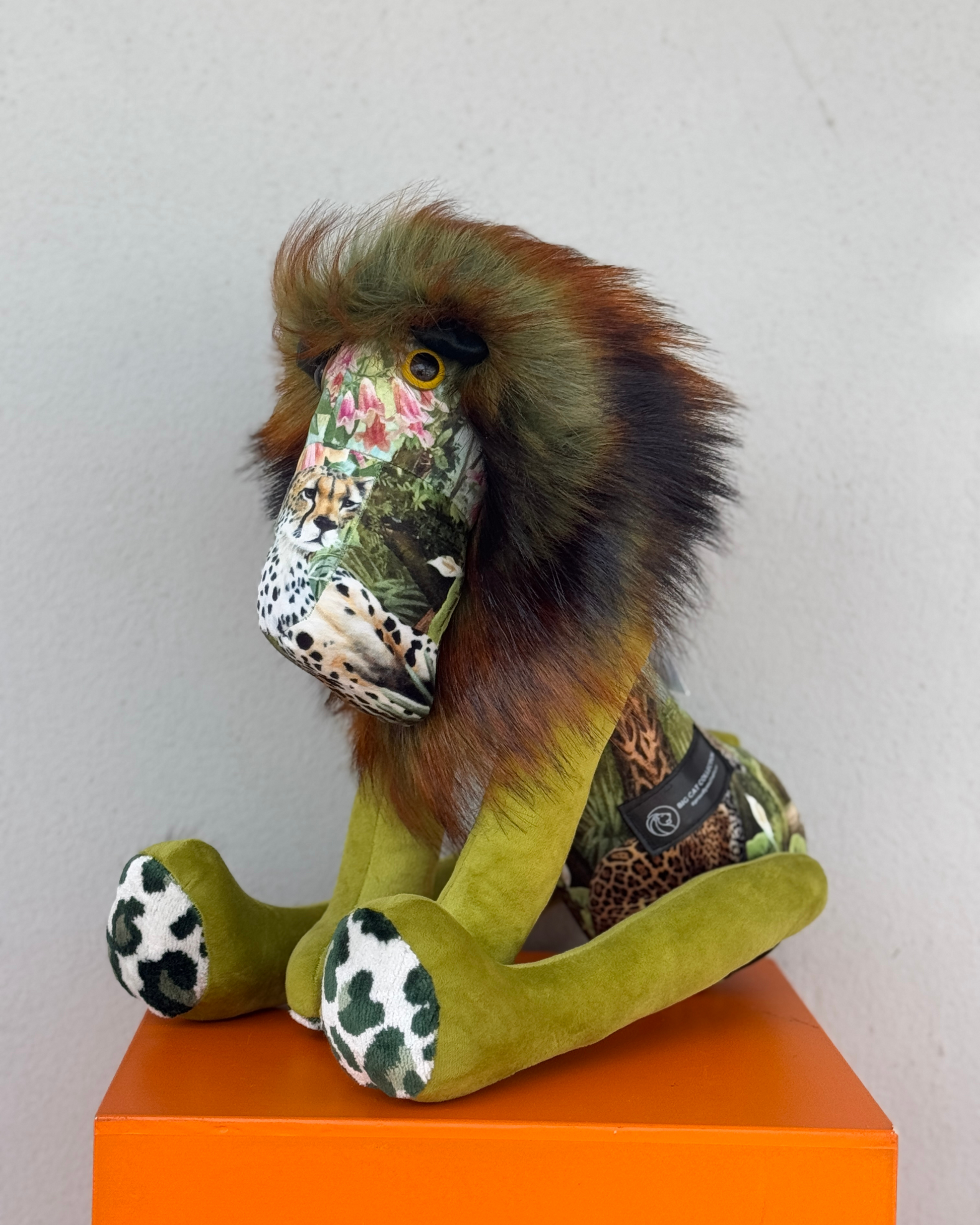 Handmade Lion - Green Wild Cat