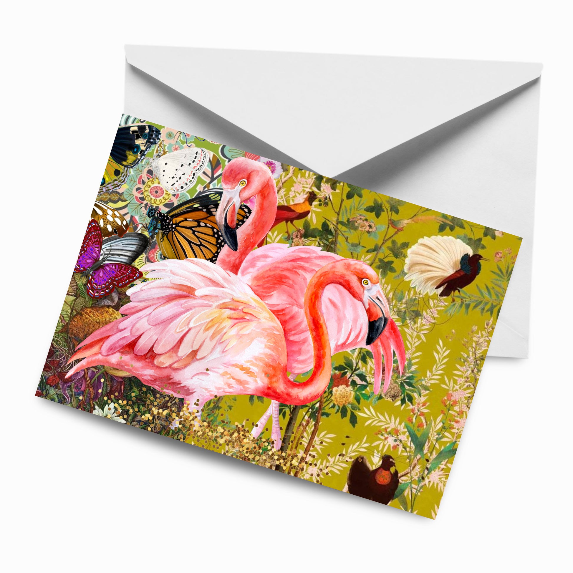 Flamingo Botanical - Hannah Claire Creations