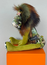 Handmade Lion - Green Wild Cat
