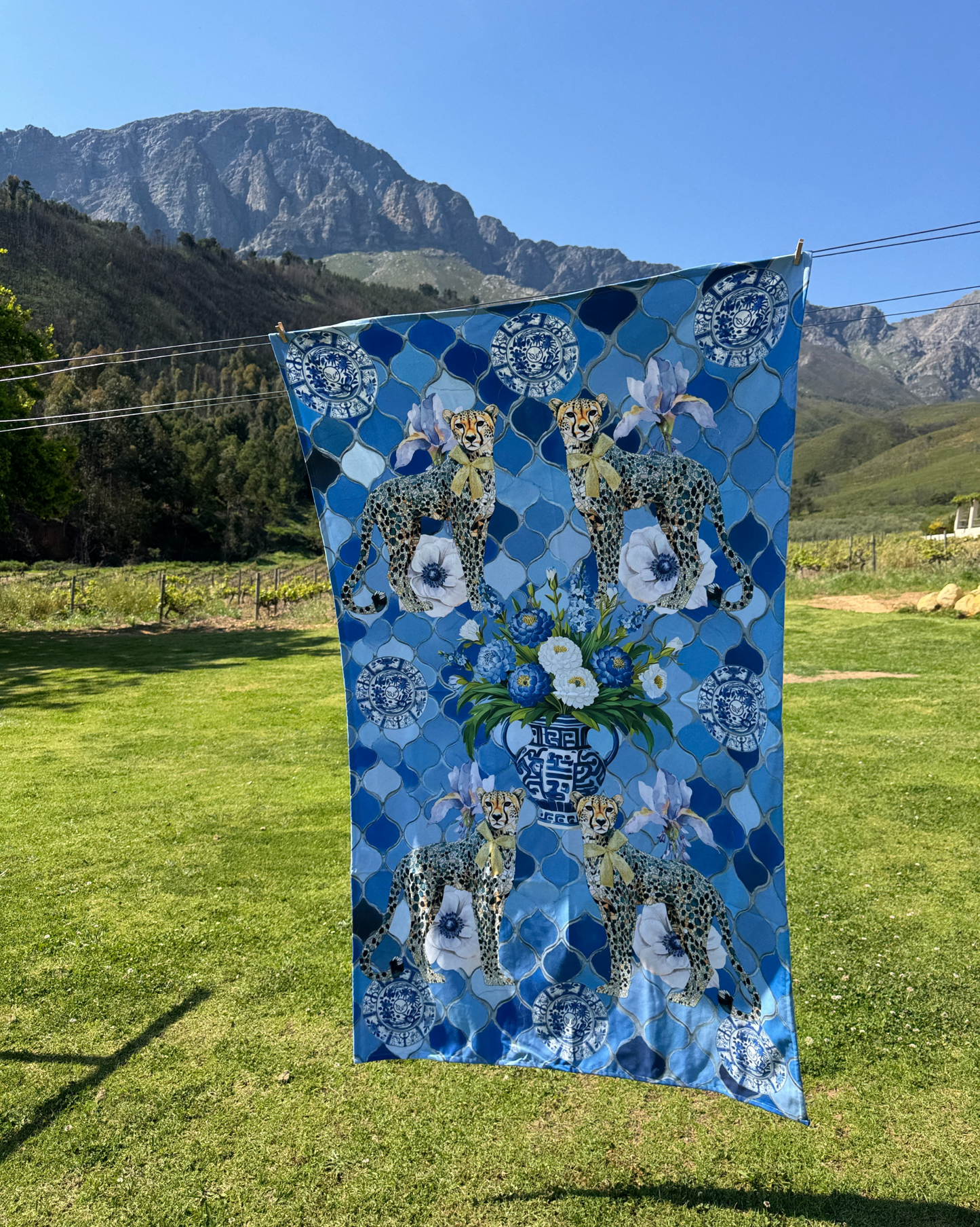 Porcelain Prowl - Beach Towel