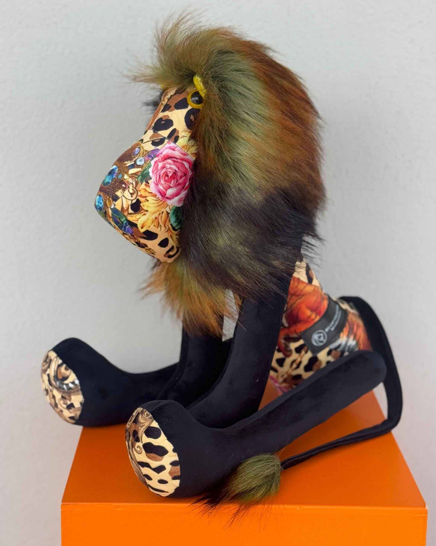 Handmade Lion - Black & Gold Bees